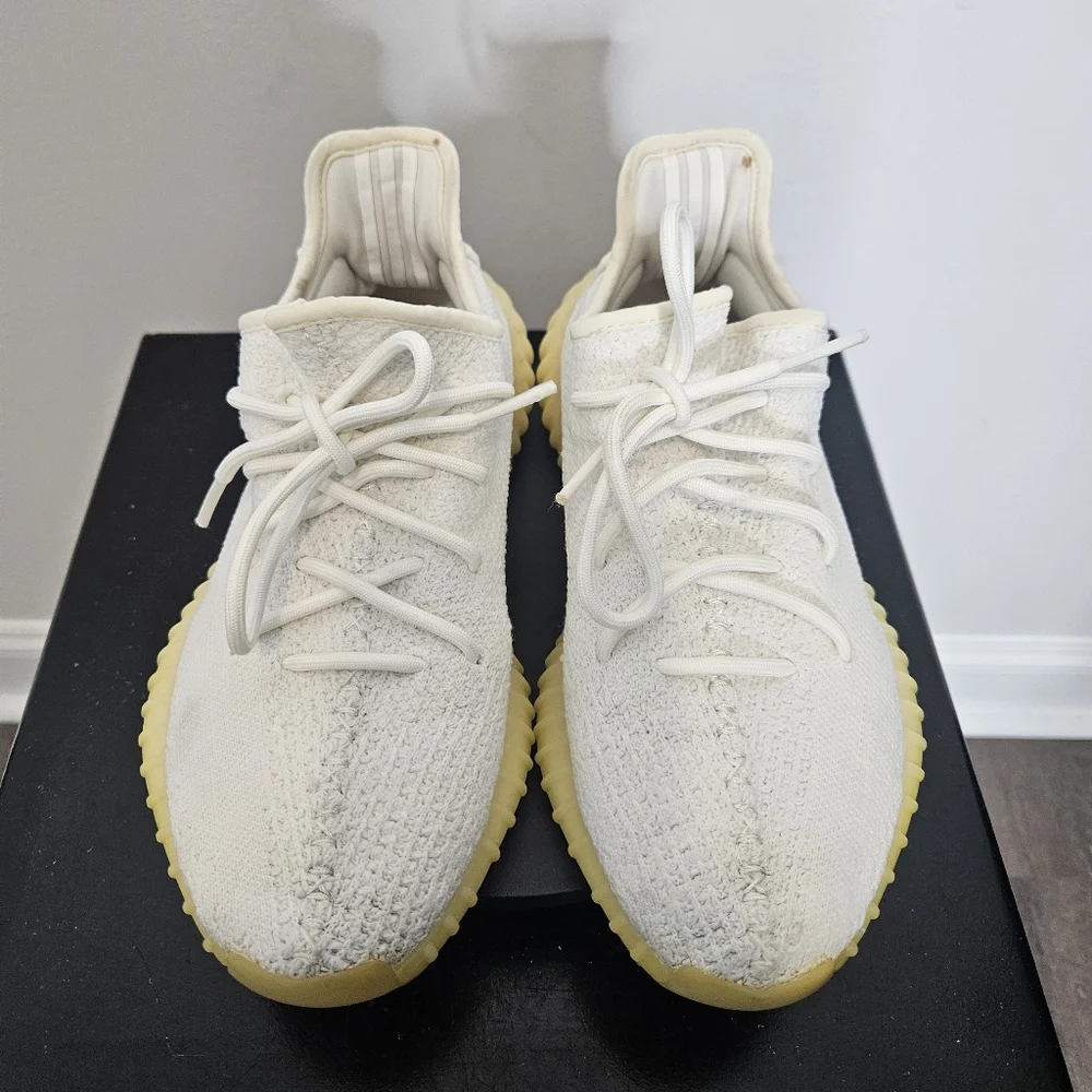 Adidas Yeezy Boost 350 V2 Low Cream Mens Size 7 White / Triple White